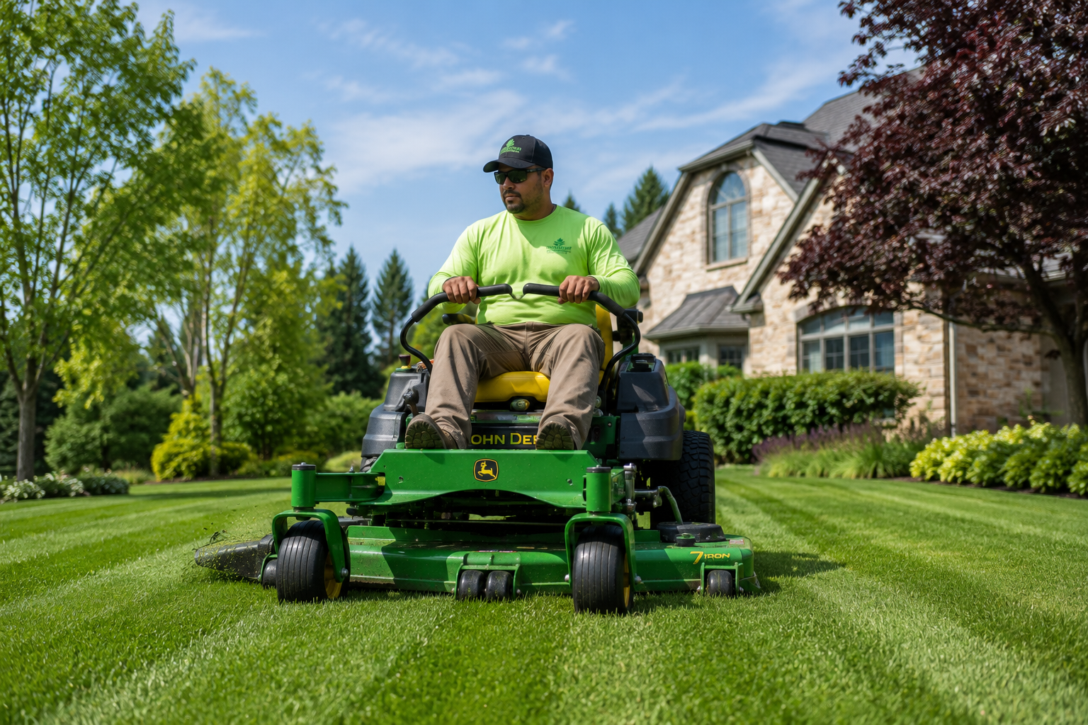 Lawn Care crew at work